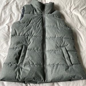 Grey puffer vest- old navy